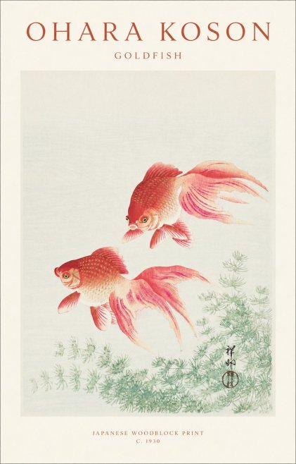 Ohara Koson Goldfish No1 - Juliste