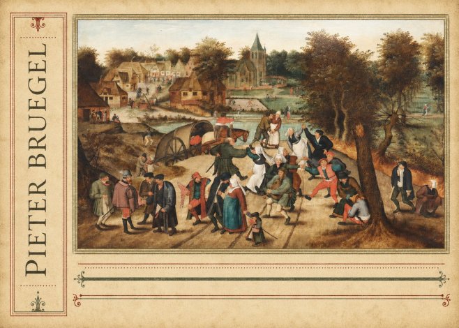 Pieter Bruegel The Peasant Dance I No2 - Juliste