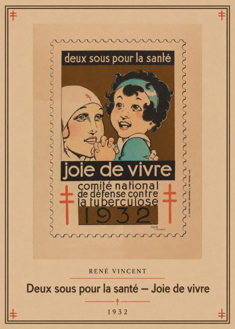 René Vincent Deux Sous Pour La Santé - Joie De Vivre No1 - Juliste