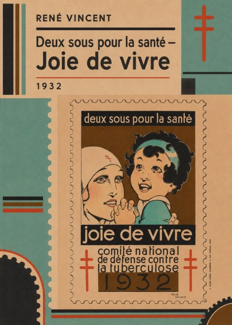 René Vincent Deux Sous Pour La Santé - Joie De Vivre No4 - Juliste