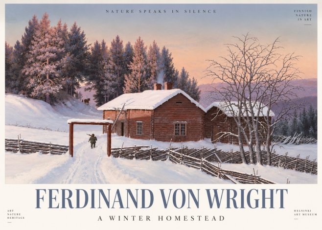 Ferdinand von Wright Winter at the Forest Edge No4 - Juliste