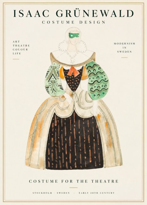 Isaac Grünewald Costume for the Theatre No1 - Juliste