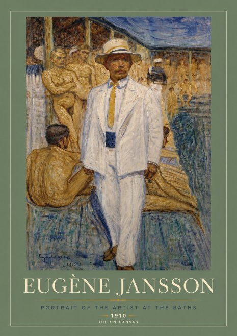 Eugène Jansson Portrait of the Artist at the Baths No3 - Juliste
