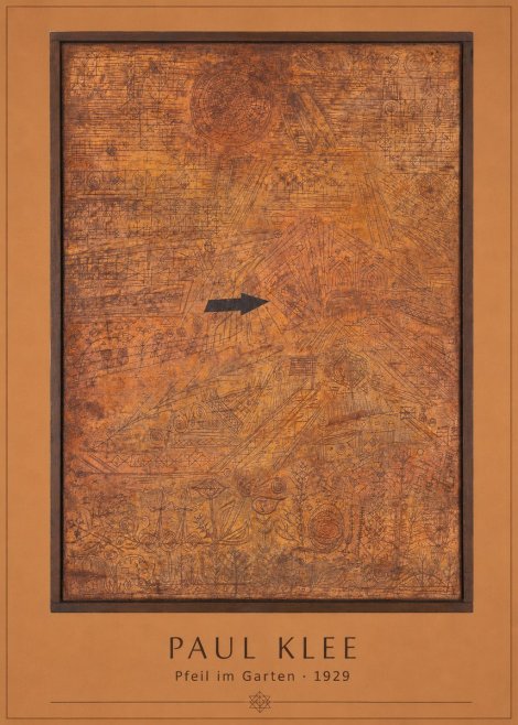 Paul Klee Pfeil Im Garten No3 - Juliste