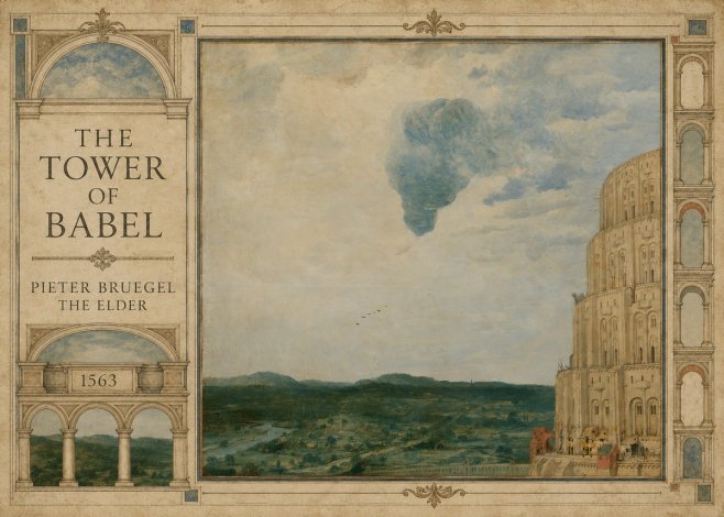Pieter Bruegel The Tower of Babel VIII No2 - Juliste