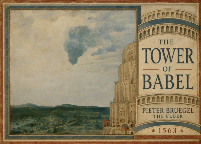 Pieter Bruegel The Tower of Babel VIII No5 - Juliste