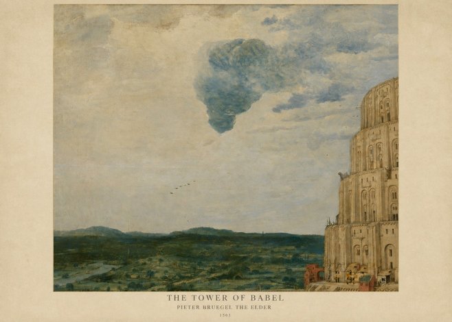 Pieter Bruegel The Tower of Babel VIII No6 - Juliste