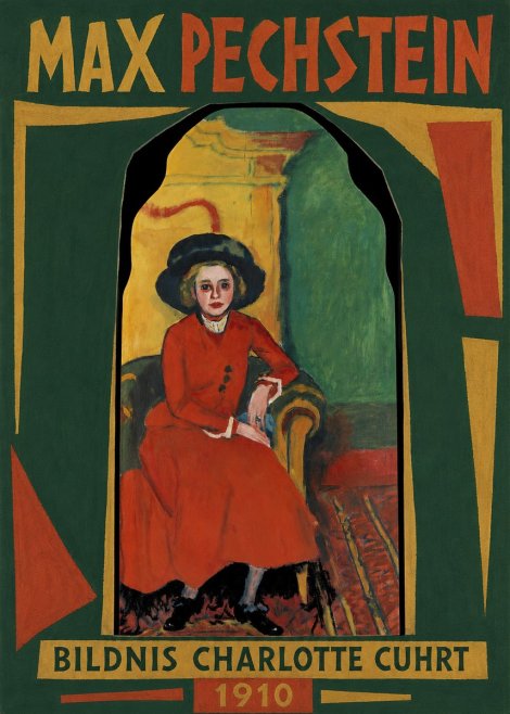 Max Pechstein Bildnis Charlotte Cuhrt No1 - Juliste