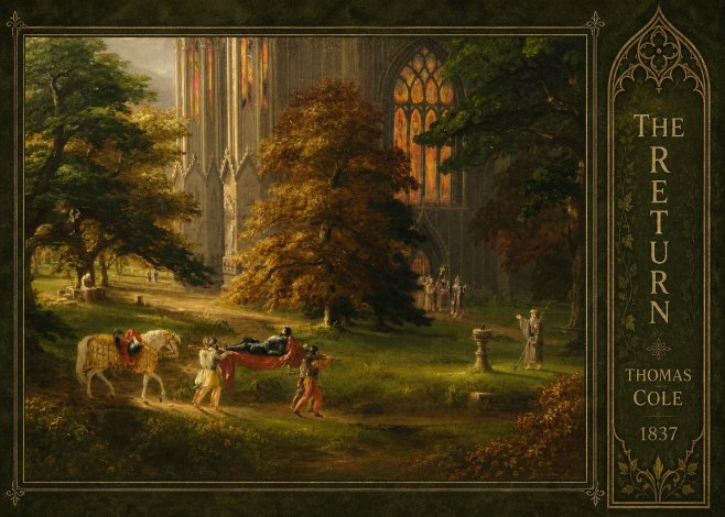 Thomas Cole The Return II No2 - Juliste