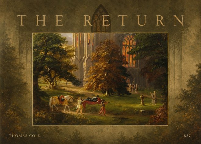 Thomas Cole The Return II No3 - Juliste
