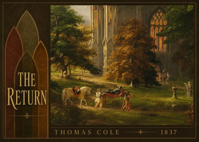 Thomas Cole The Return II No4 - Juliste