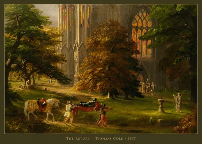 Thomas Cole The Return II No5 - Juliste