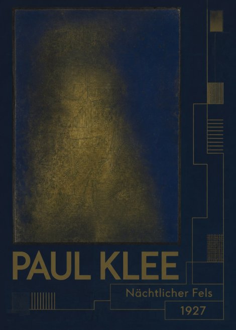 Paul Klee Nächtlicher Fels No2 - Juliste