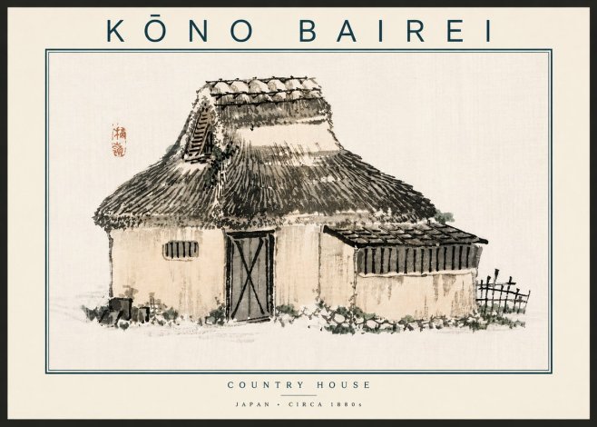 Kōno Bairei Country House No6 - Juliste
