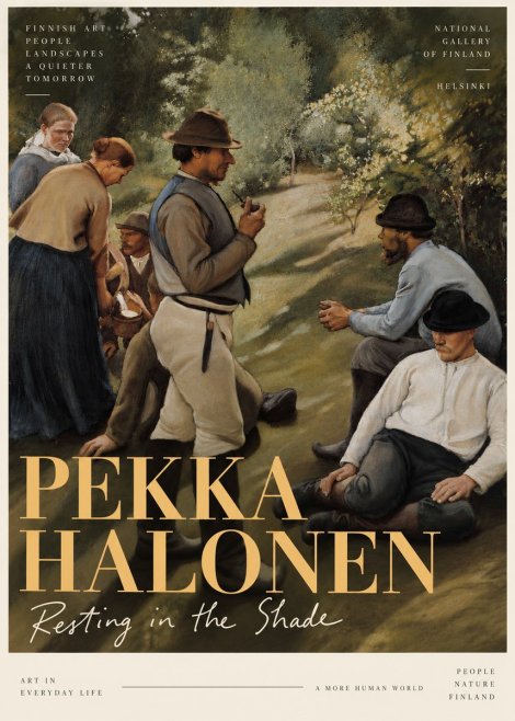 Pekka Halonen Resting in the Shade No5 - Juliste