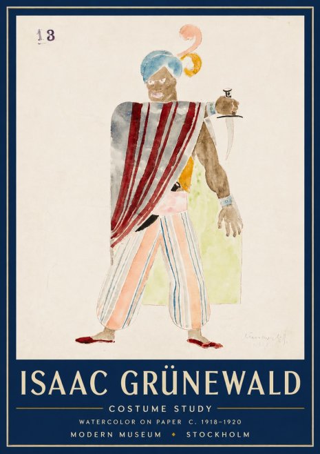 Isaac Grünewald Costume Study III No4 - Juliste