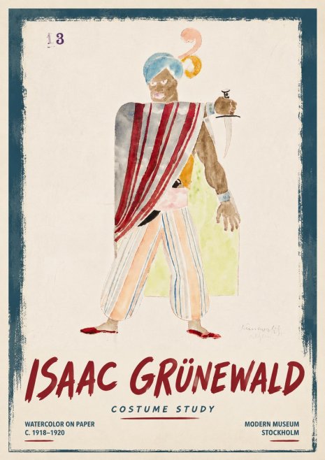 Isaac Grünewald Costume Study III No6 - Juliste