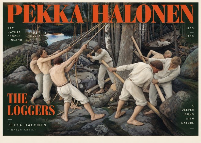 Pekka Halonen The Loggers No2 - Juliste