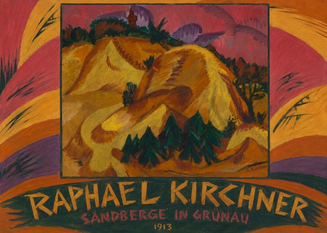 Raphael Kirchner Sandberge in Grünau No2 - Juliste