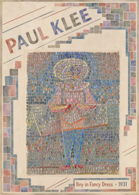 Paul Klee Boy in Fancy Dress No5 - Juliste