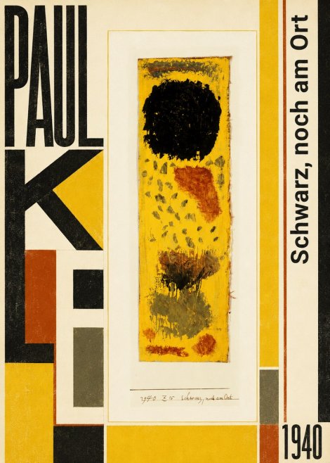 Paul Klee Schwarz, Noch Am Ort No6 - Juliste