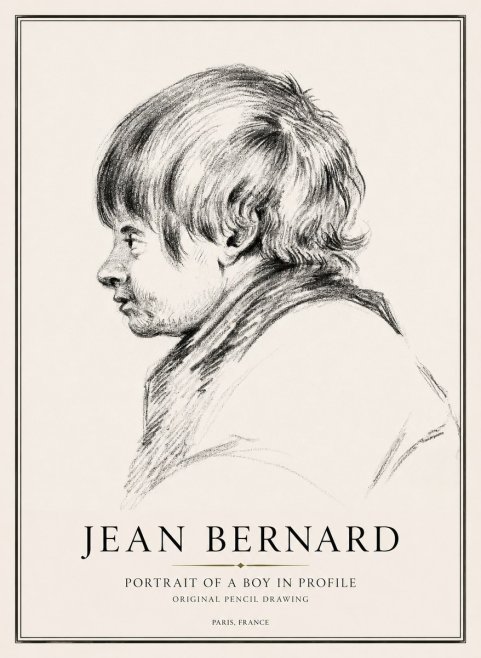 Jean Bernard Portrait Study II No3 - Juliste