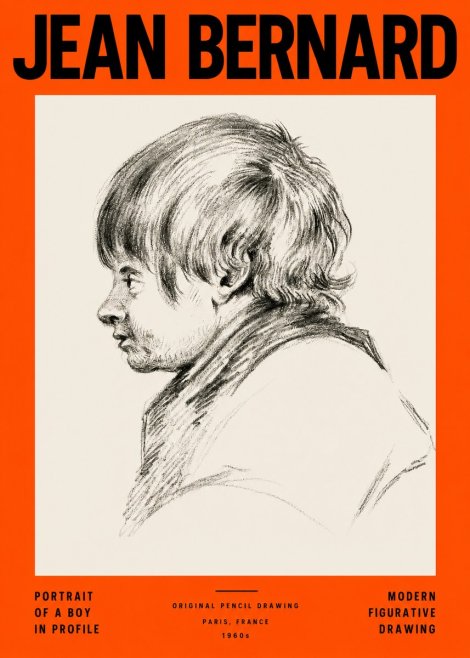 Jean Bernard Portrait Study II No4 - Juliste