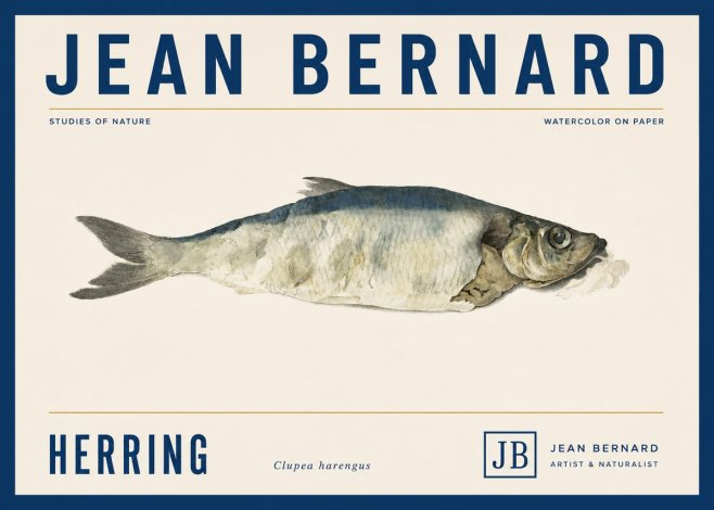 Jean Bernard Herring No5 - Juliste