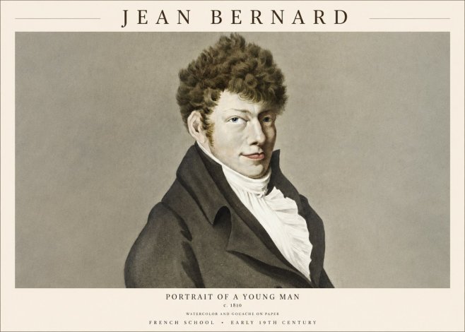 Jean Bernard Portrait of a Young Man No1 - Juliste