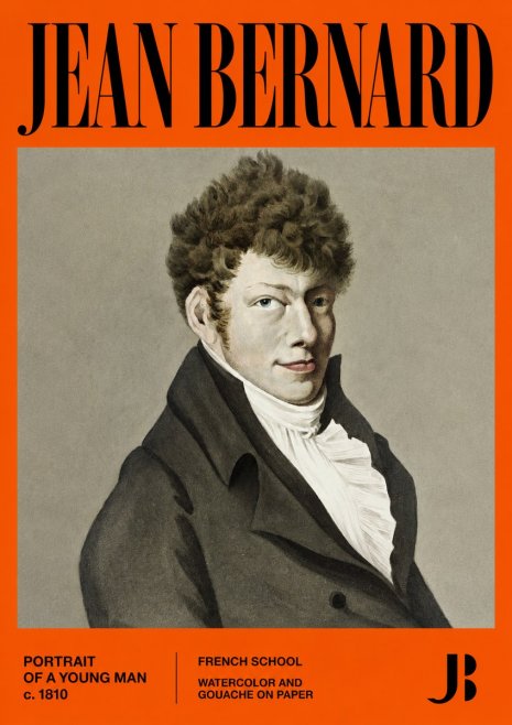 Jean Bernard Portrait of a Young Man No2 - Juliste