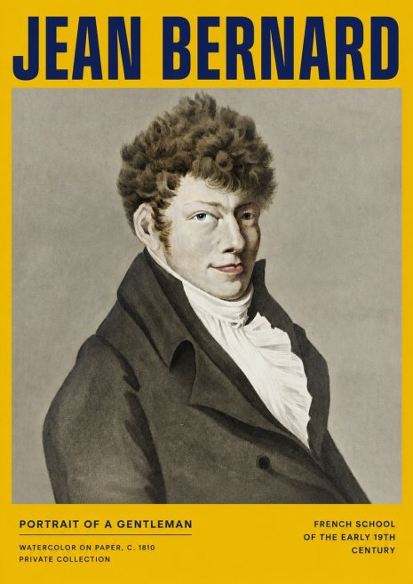 Jean Bernard Portrait of a Young Man No4 - Juliste