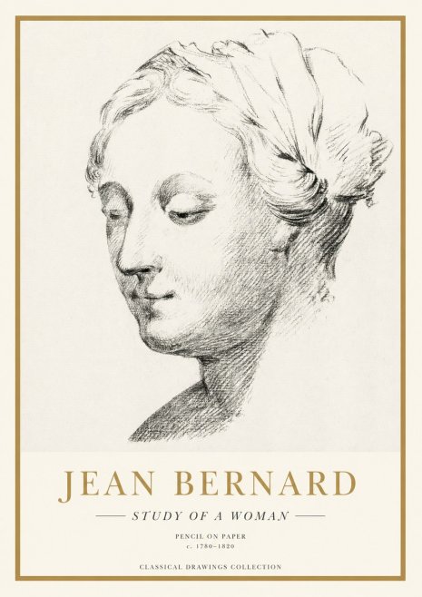 Jean Bernard Study of a Woman No1 - Juliste