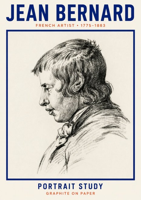 Jean Bernard Portrait Study III No2 - Juliste