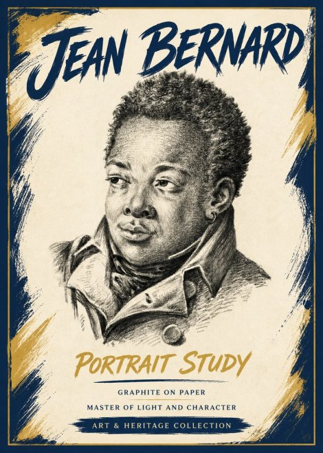 Jean Bernard Portrait Study V No5 - Juliste