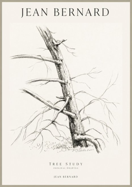Jean Bernard Tree Study No1 - Juliste