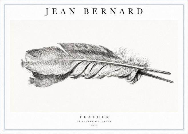 Jean Bernard Feather No1 - Juliste