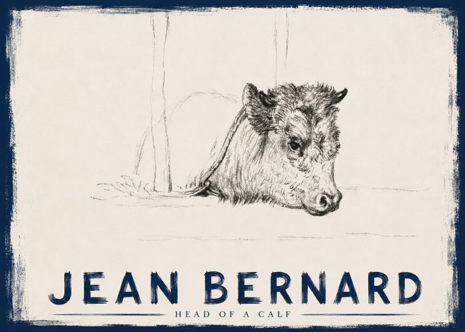 Jean Bernard Study of a Calf I No6 - Juliste