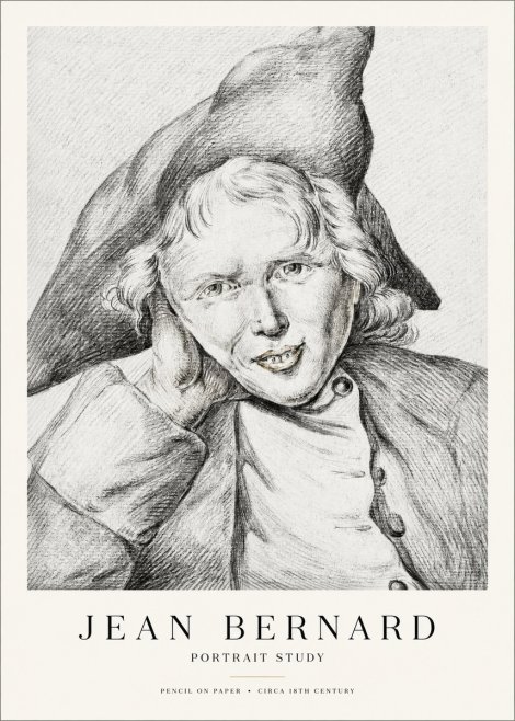 Jean Bernard Portrait Study VII No1 - Juliste
