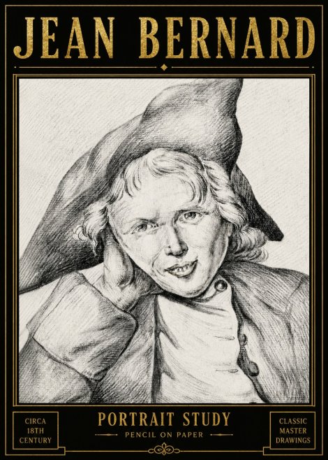Jean Bernard Portrait Study VII No6 - Juliste