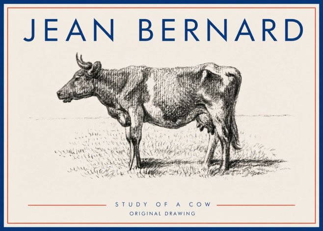 Jean Bernard Cow I No5 - Juliste