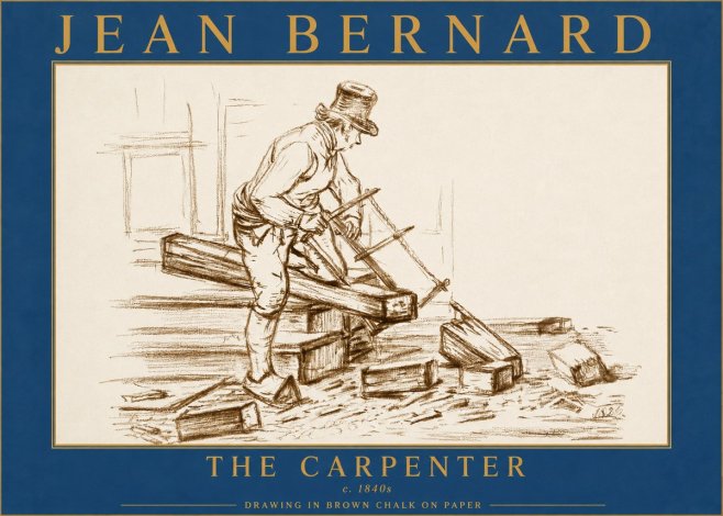 Jean Bernard The Carpenter No5 - Juliste