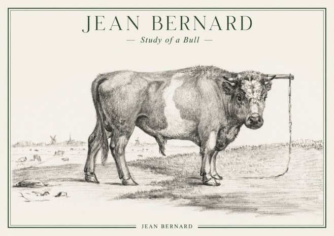 Jean Bernard Study of a Bull III No1 - Juliste