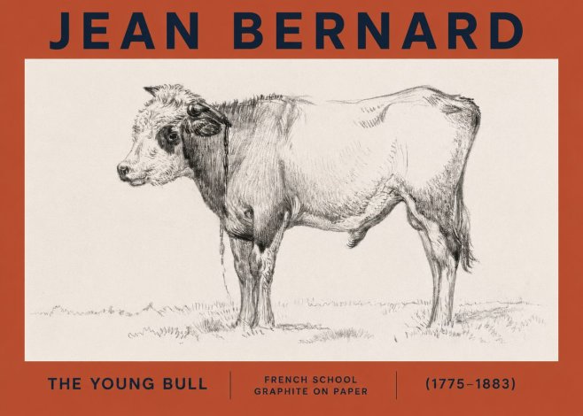 Jean Bernard The Young Bull No2 - Juliste