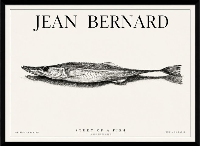 Jean Bernard Needlefish No6 - Juliste