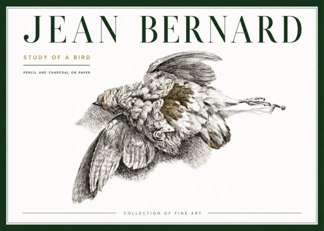 Jean Bernard Study of a Bird III No4 - Juliste