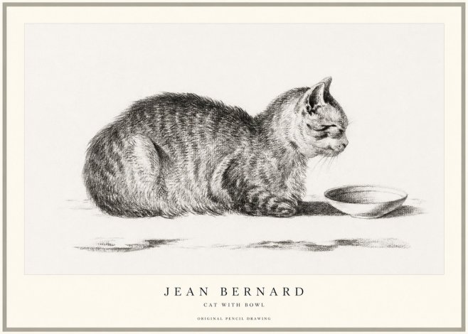 Jean Bernard The Cat No2 - Juliste
