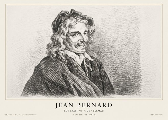 Jean Bernard Portrait of a Gentleman II No1 - Juliste