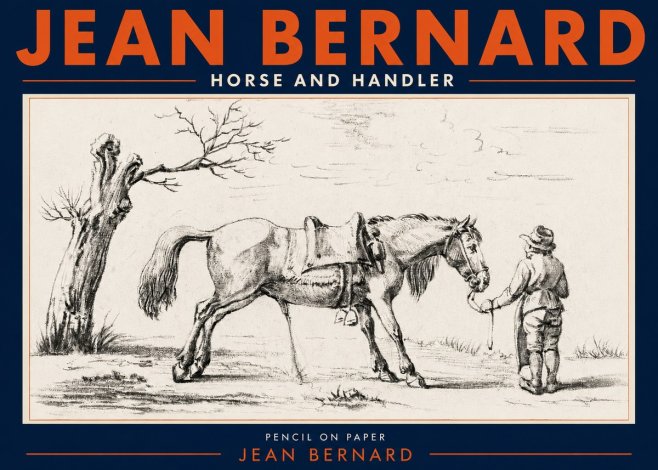 Jean Bernard Horse and Handler No4 - Juliste