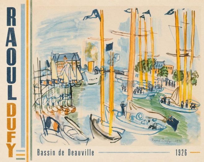Raoul Dufy Bassin De Deauville No3 - Juliste
