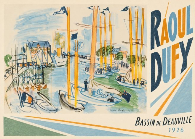 Raoul Dufy Bassin De Deauville No4 - Juliste
